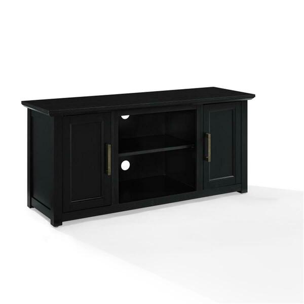 Plugit 48 in. Camden Low Profile TV Stand, Black PL3039244